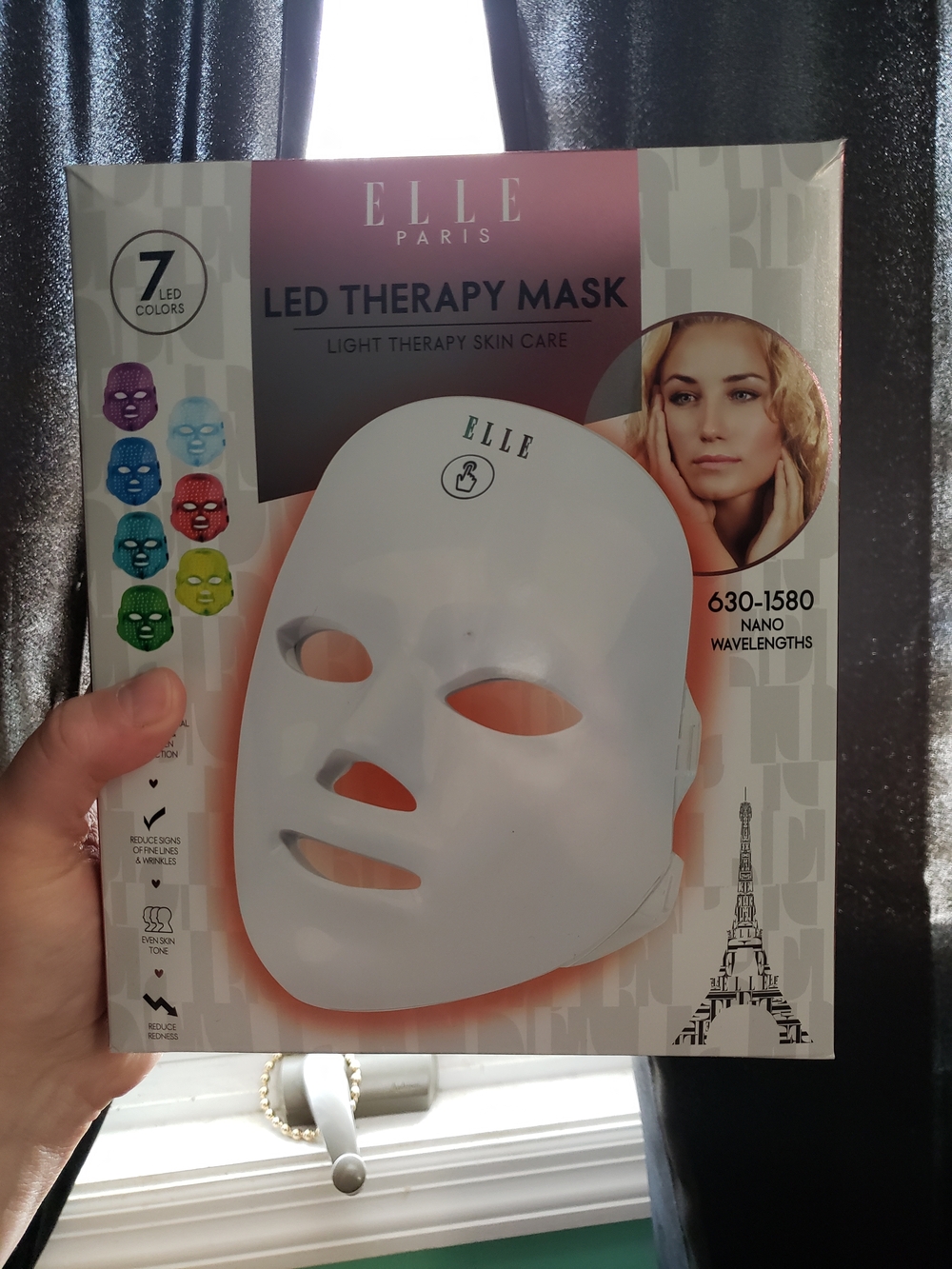 Never Used LED Therapy Mask - Light Therapy Skin Care ELLE